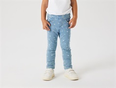 Name It light blue denim heart leggings